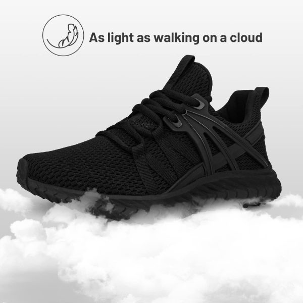 Womens Slip On Sneakers Women Walking Tennis Shoes Lightweight Casual Sneakers for Gym Travel Work - Image 4