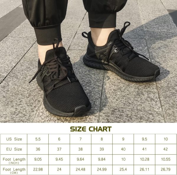 Womens Slip On Sneakers Women Walking Tennis Shoes Lightweight Casual Sneakers for Gym Travel Work - Image 6