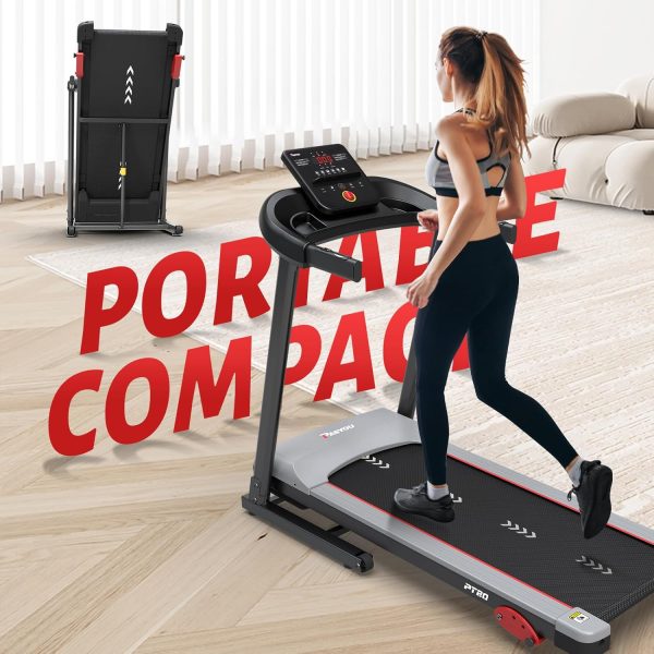 PASYOU Treadmill with Incline Foldable Treadmill for Home with Bluetooth-Walking RunningJogging,15 Pre Programs,Easy Assembly Compact Portable and Space Saving - Image 9